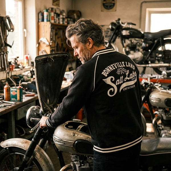 Bonneville Land, Salt Lake Race College Jacket - Jackets - King Kerosin