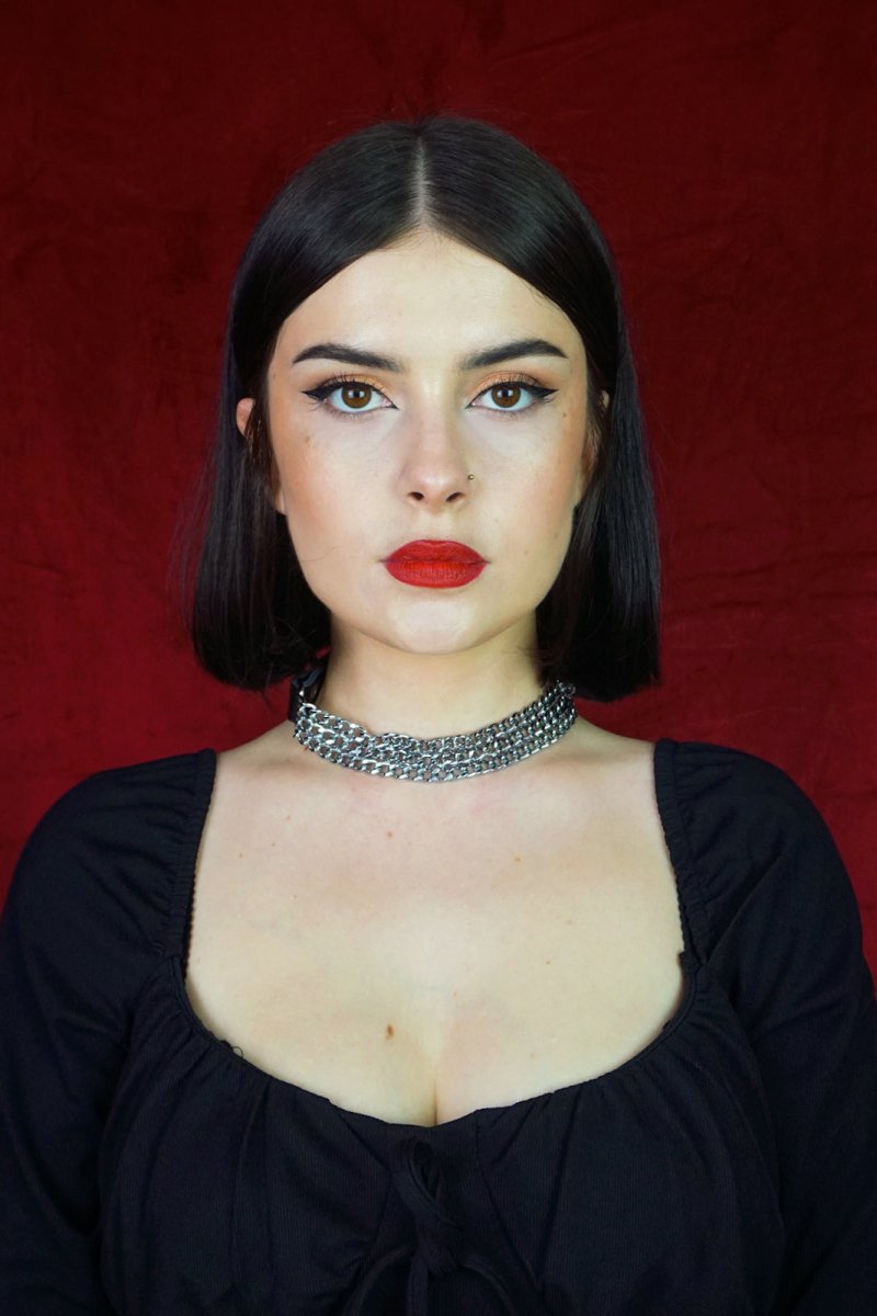 Chain Choker Necklace - Necklace - House of Bones Jewelry