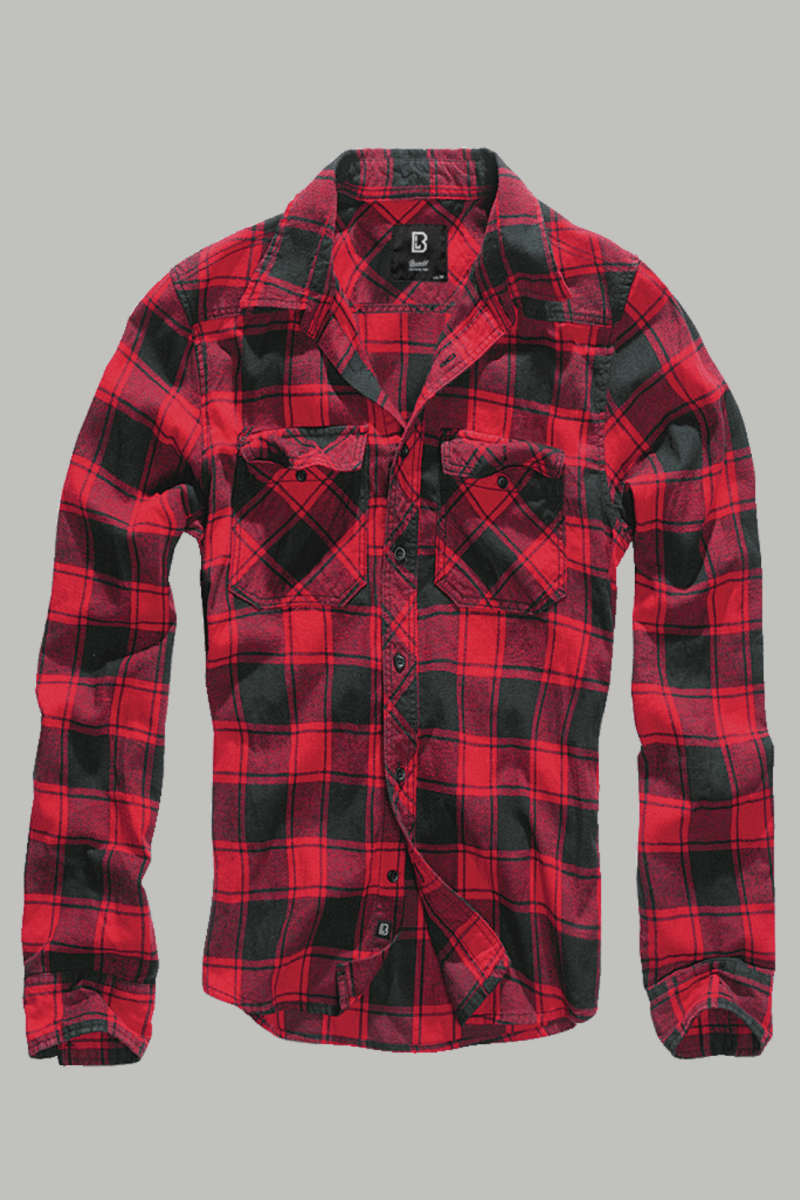 Check Shirt Black/Red - Brandit