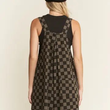 Checked Overalls - One-Piece - JADE BY JANE
