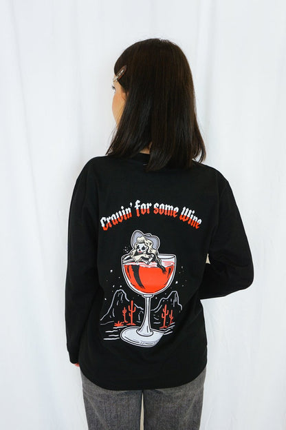 Cravin for Some Wine Shirt - Bandshirts - House of Bones