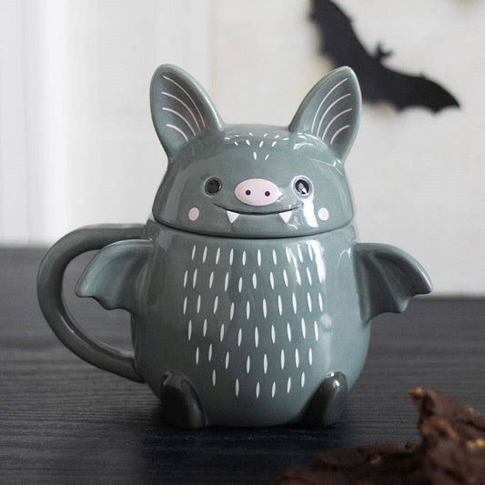Cute Bat Lidded Mug - Something Different Wholesale Europe