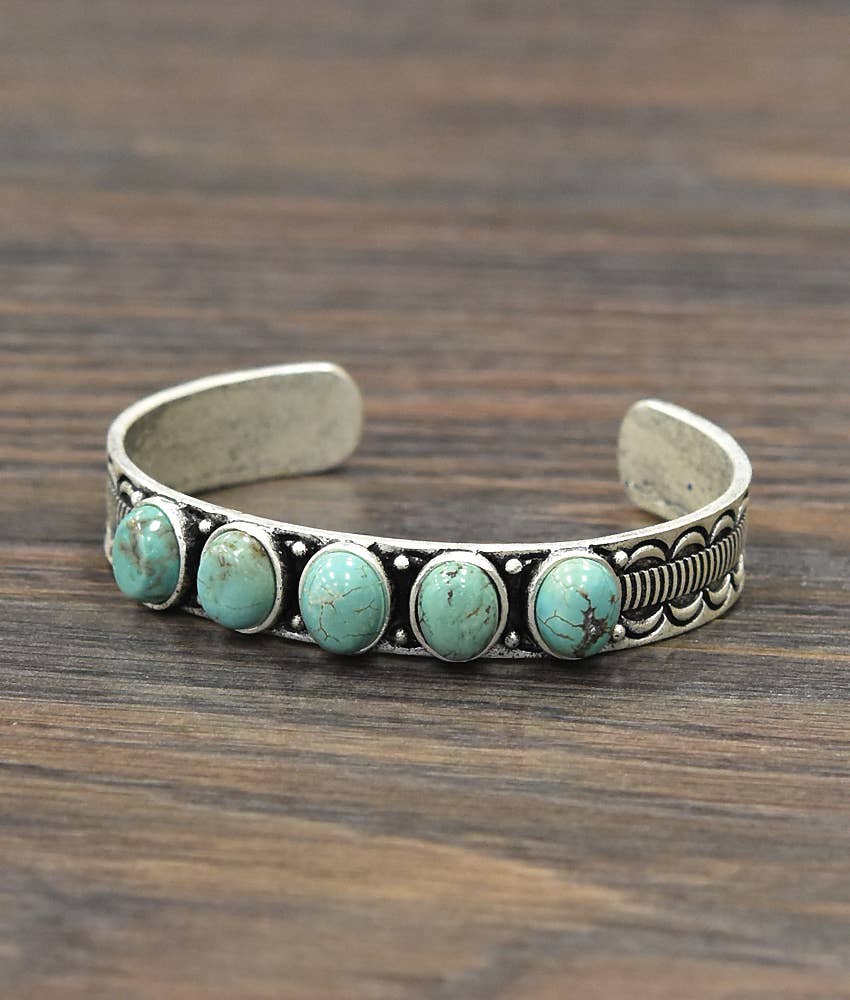 Navajo Turquoise Cuff Bracelet