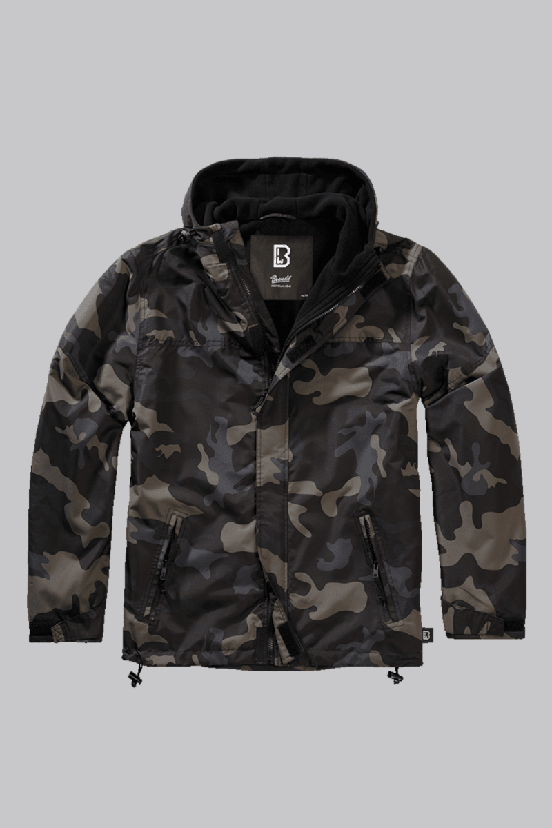 Dark Camo Windbreaker - Jackets - Brandit