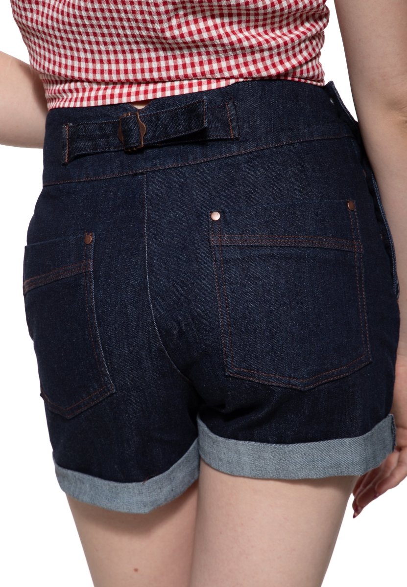 Dark Denim Josie Shorts - Shorts - Queen Kerosin