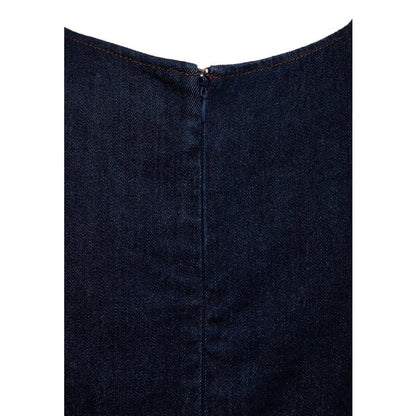 Dark Denim Pencil Dress Peggy - Trousers - Queen Kerosin
