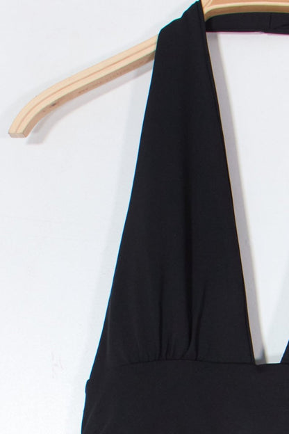 Datura Halter Top Black - Tops - HOB