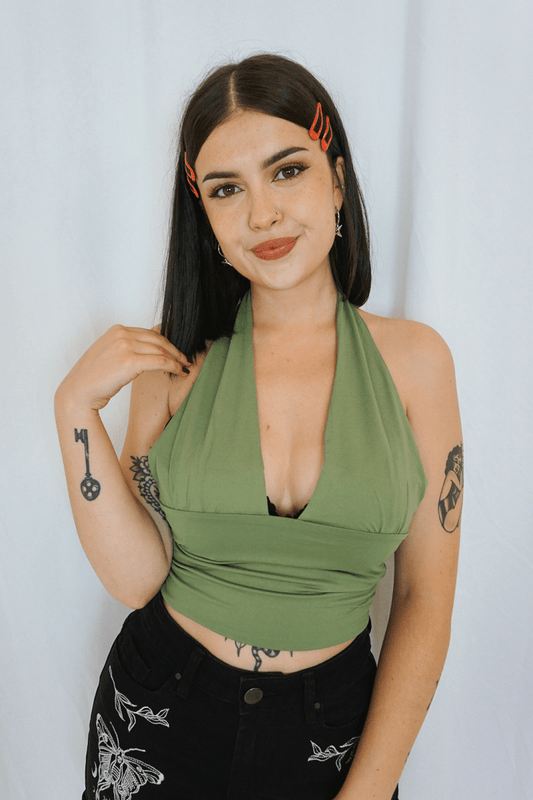 Datura Sage Halter Top - Top - HOB