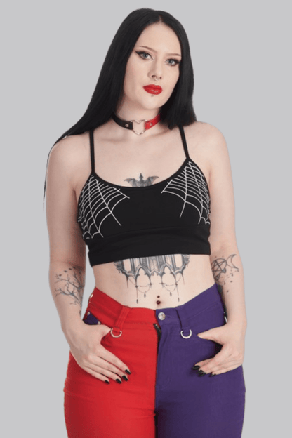 Deadly Nights Crop Top - Tops - Banned