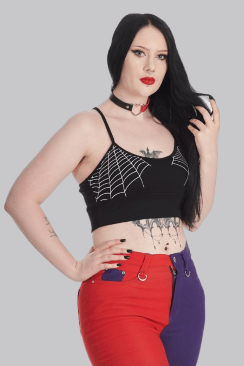 Deadly Nights Crop Top - Tops - Banned