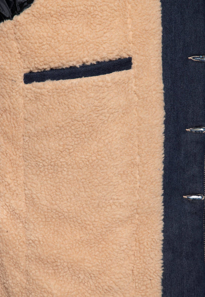 Winter jacket with teddy lining