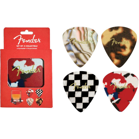 Fender Leather Coaster Set - Home - Official Merchandise