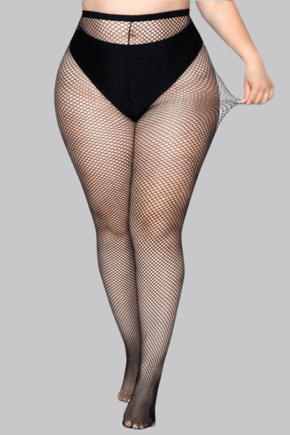 Fishnet Stockings Black - Tights - Leg Avenue