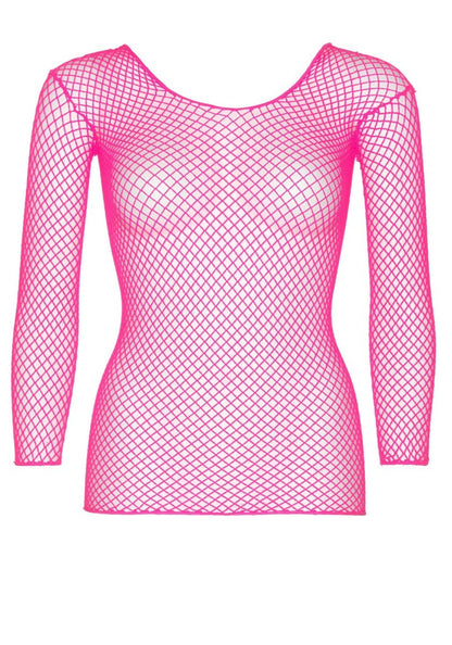 Fishnet Top Pink - Tops - Leg Avenue
