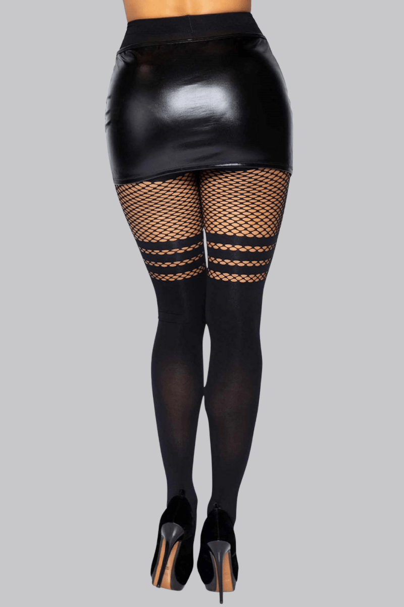 Fishnet Top Tights - Tights - Leg Avenue