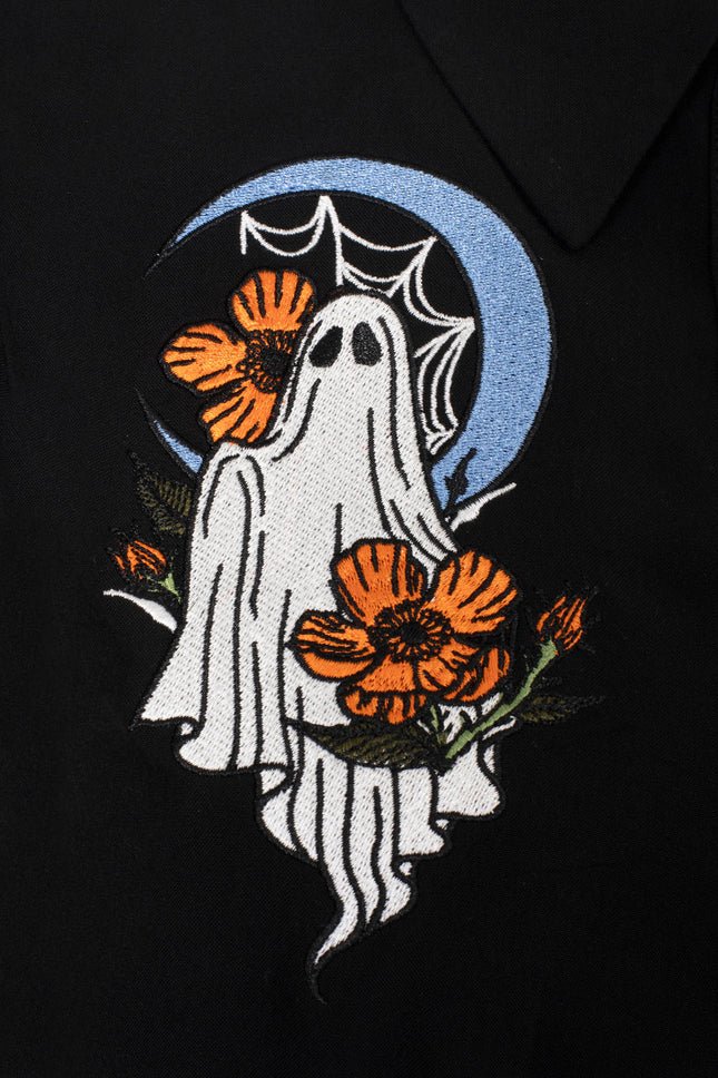 Ghost Flower Blouse - Blouse - House of Bones
