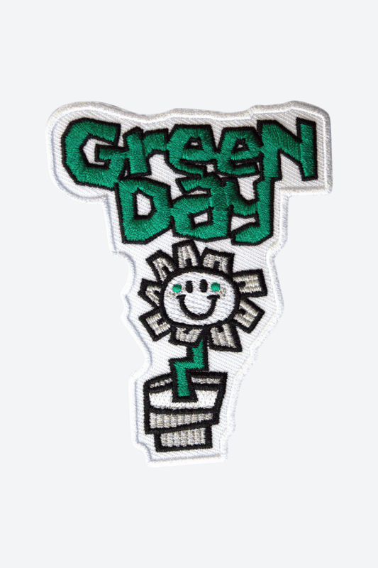 Green Day Flower Pot Patch - Patches - Official Merchandise