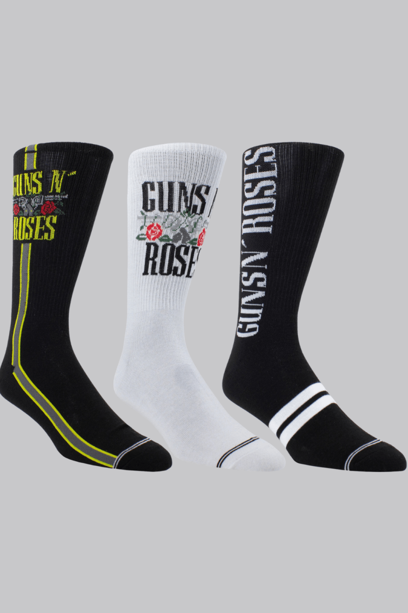 Guns N' Roses Unisex Sock Guitar Tin - House of Bones