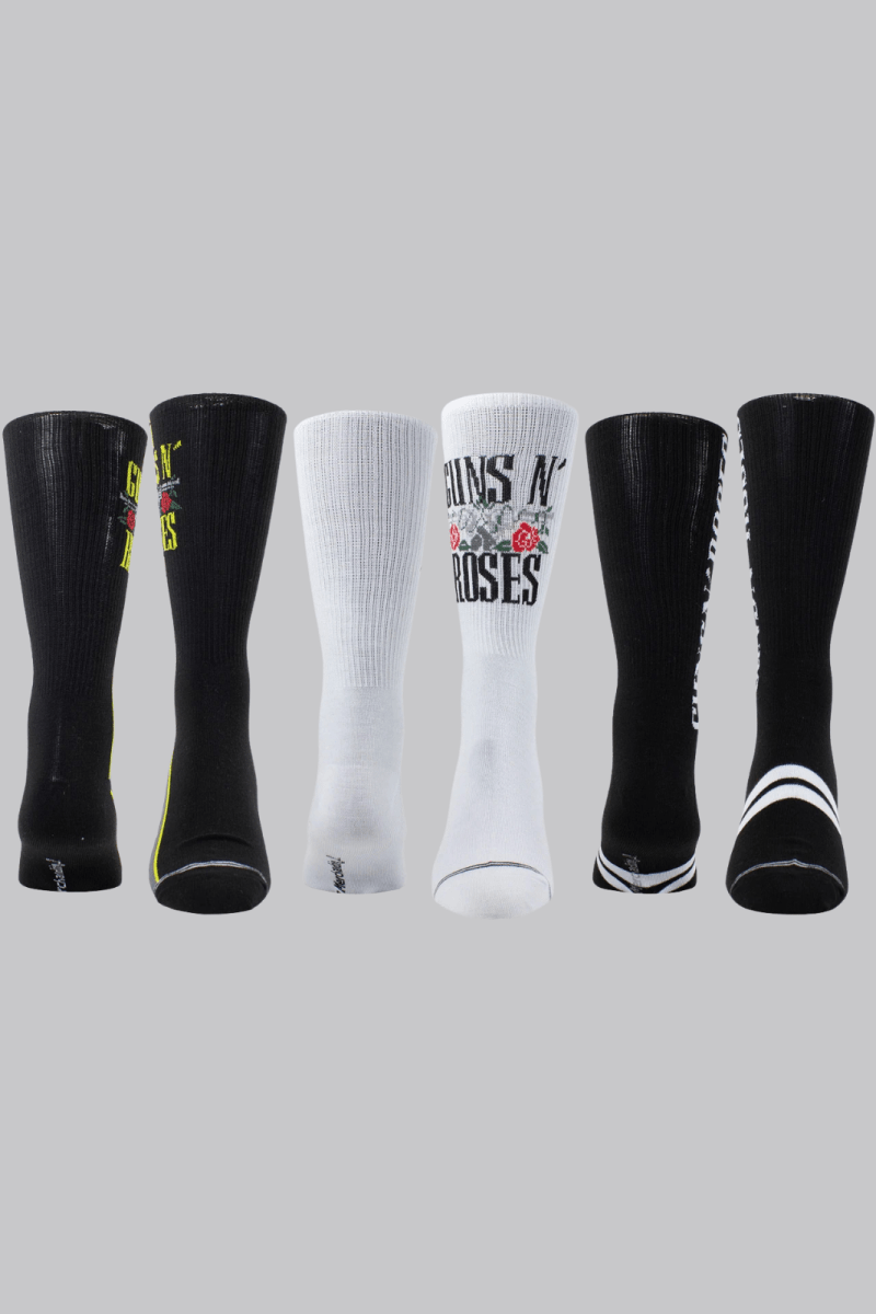 Guns N' Roses Unisex Sock Guitar Tin - House of Bones