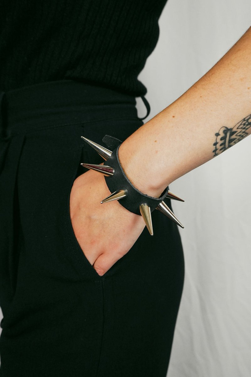 Heavy Spiked Bracelet - Jewellery - House of Bones