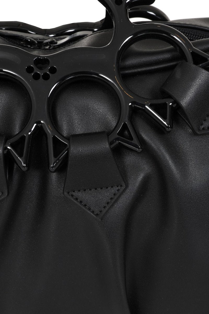 Hex Paws Kitten Knuckle Top Handle Bag - Bags - Banned