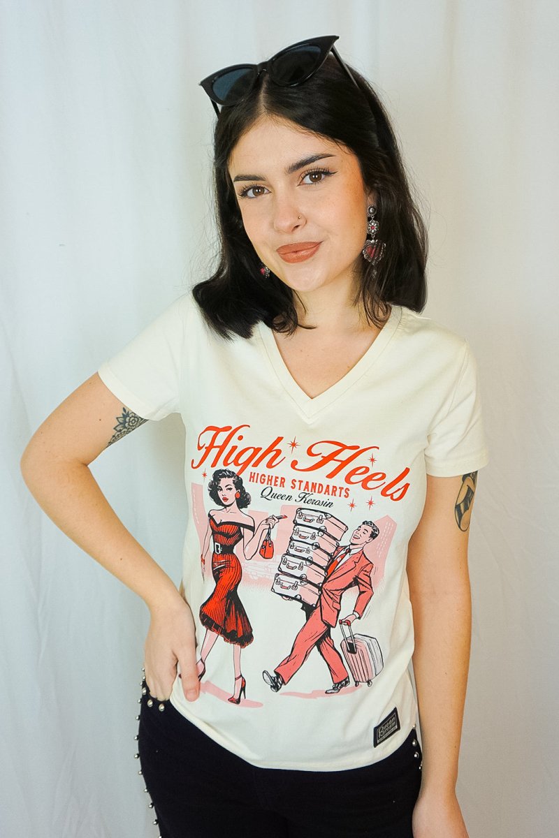 High Heels Shirt - Shirts - Queen Kerosin