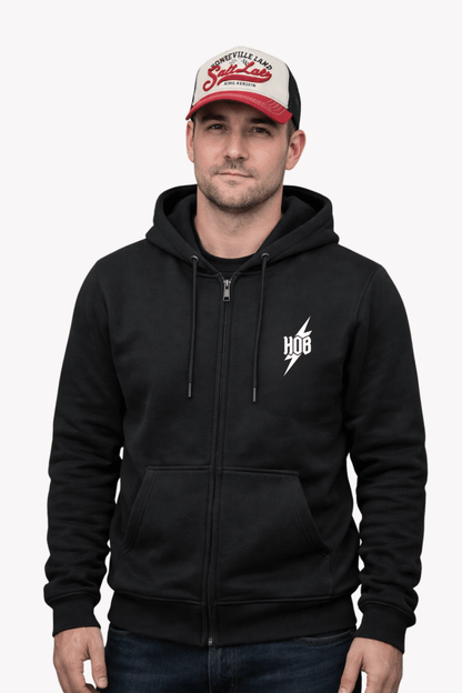 House of Bones Zipped Hoodie - Sweaters - HOUSE OF BONES