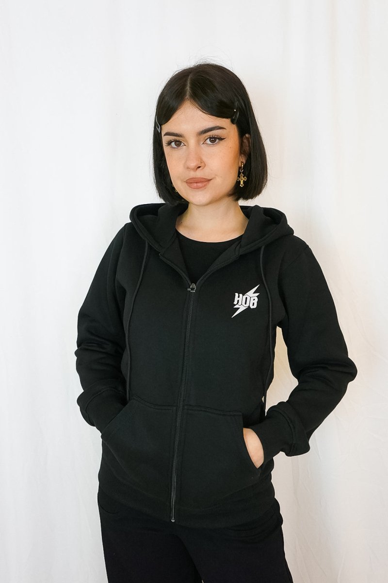 House of Bones Zipped Hoodie - Sweaters - HOUSE OF BONES