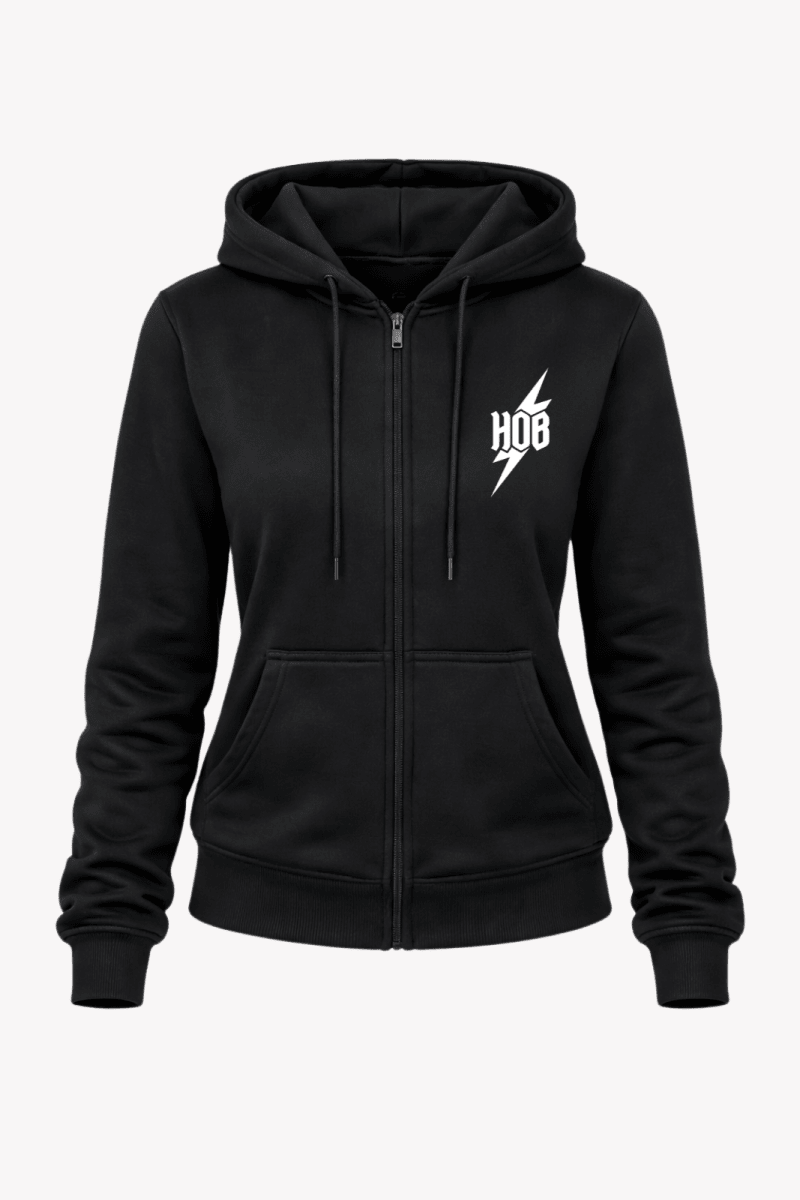 House of Bones Zipped Hoodie - Sweaters - HOUSE OF BONES