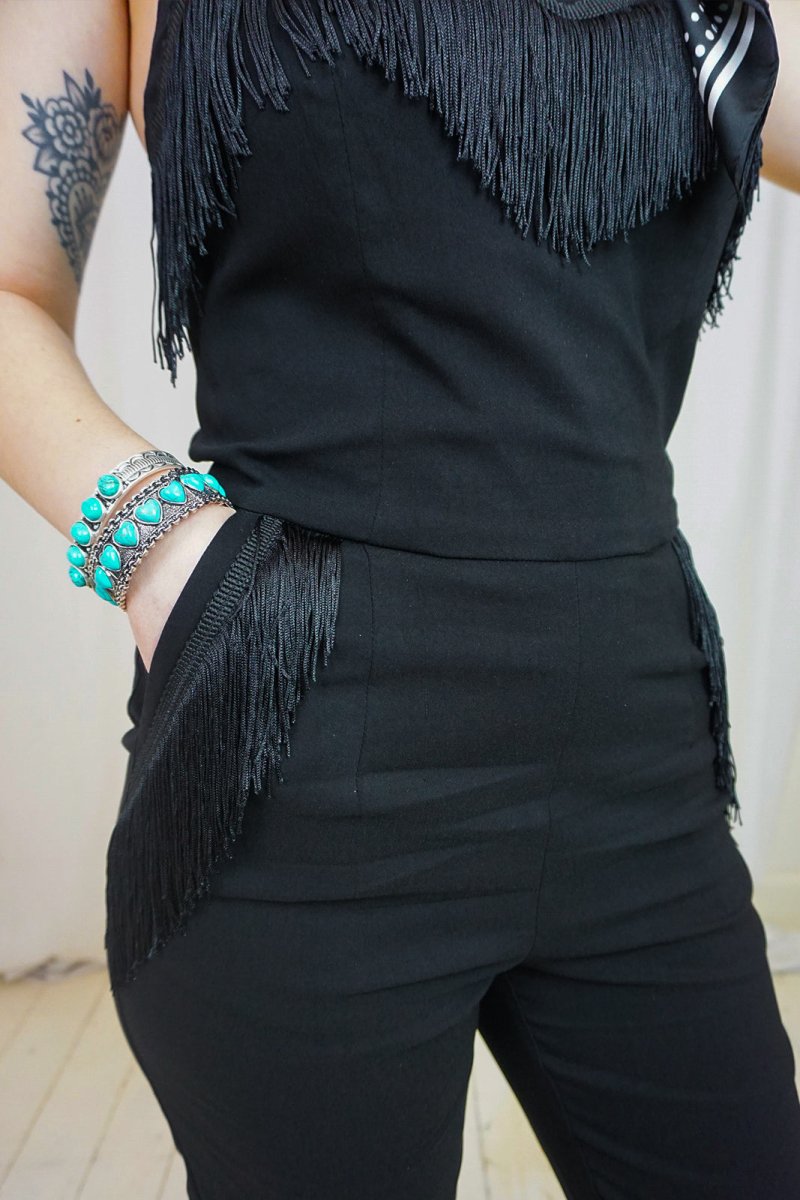 Jinny Tassel Jumpsuit - One - Piece - Banned