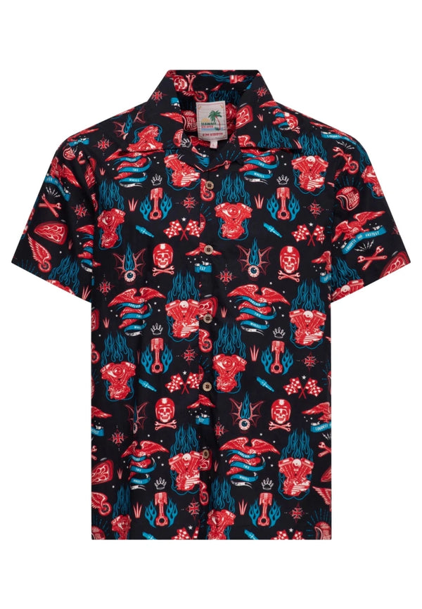 Kustom Kulture Hawaiian Shirt - Shirts - King Kerosin