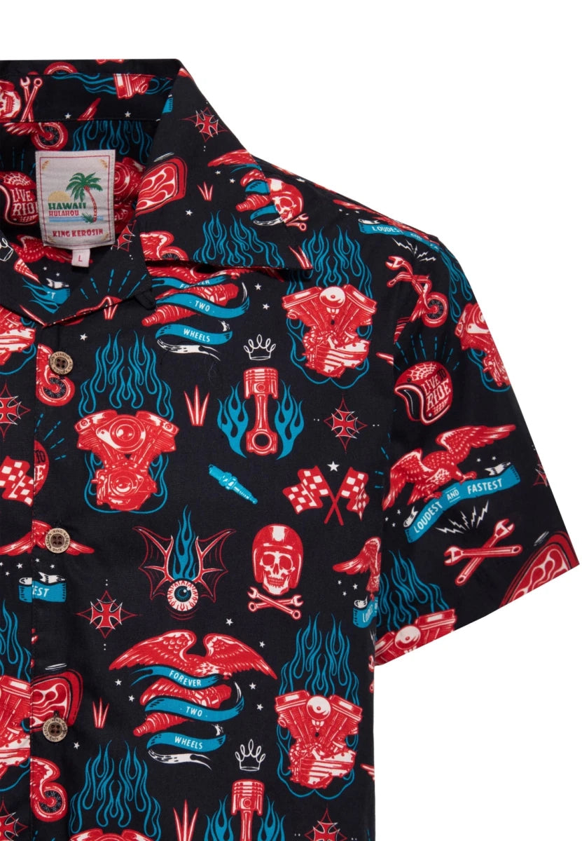 Kustom Kulture Hawaiian Shirt - Shirts - King Kerosin