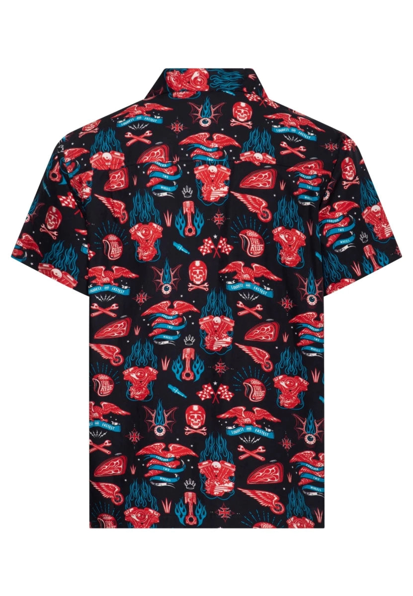 Kustom Kulture Hawaiian Shirt - Shirts - King Kerosin