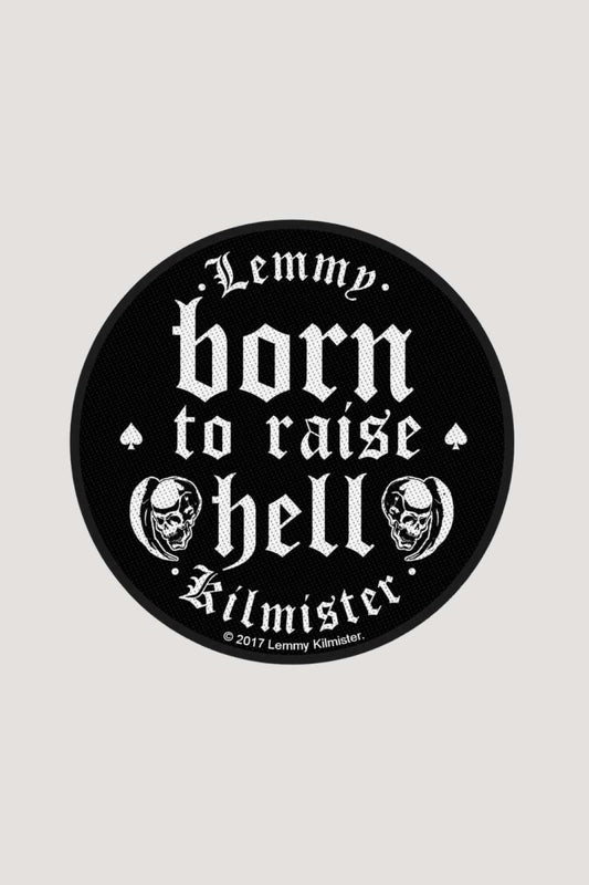 Lemmy Born to Raise Hell Patch - Patches - Official Merchandise