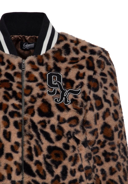 Leopard College Jacket - Jackets - Queen Kerosin