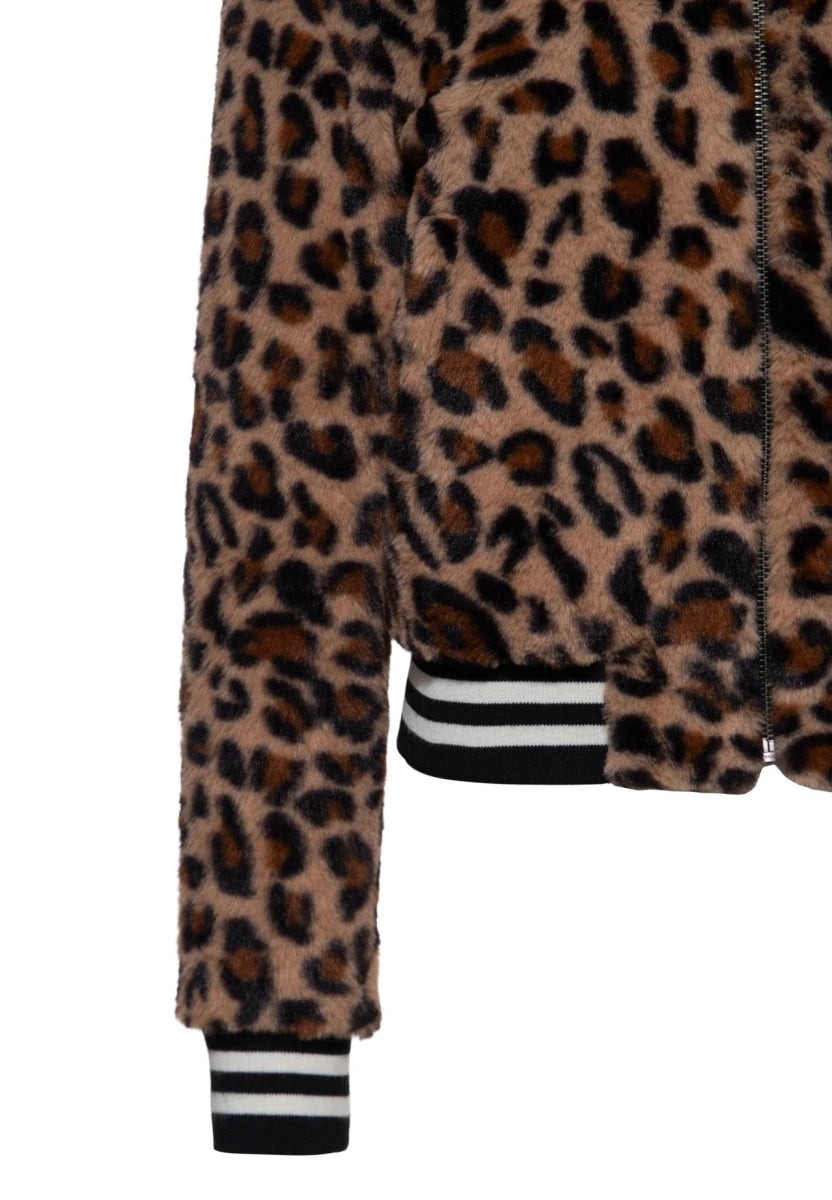 Leopard College Jacket - Jackets - Queen Kerosin