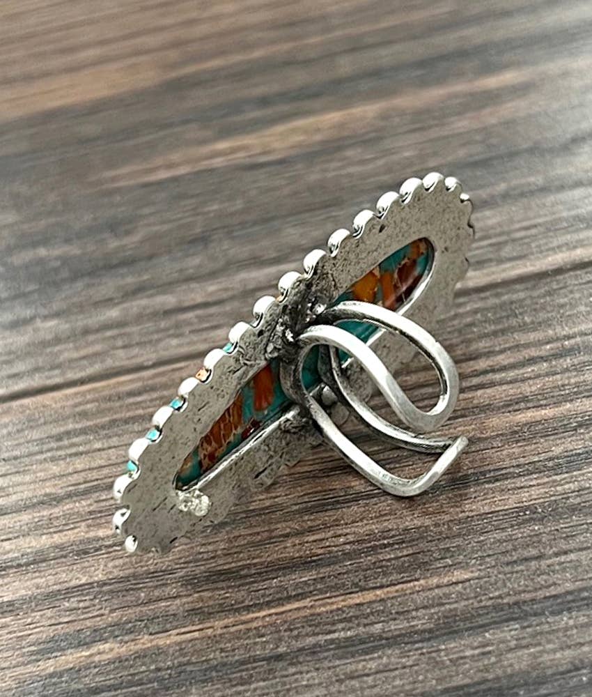 Long Gemstone Ring - Jewellery - ISAC Trading Inc