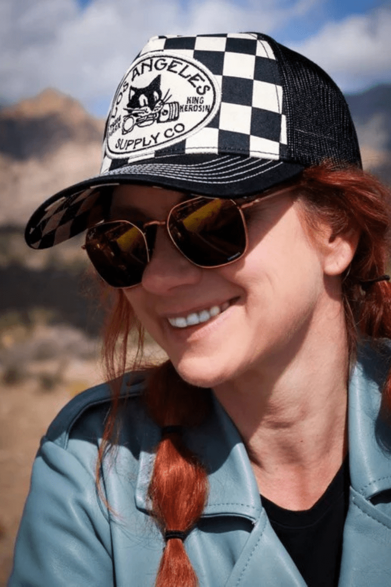 Los Angeles Checkered Cap - Hats - King Kerosin