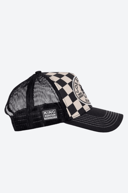 Los Angeles Checkered Cap - Hats - King Kerosin