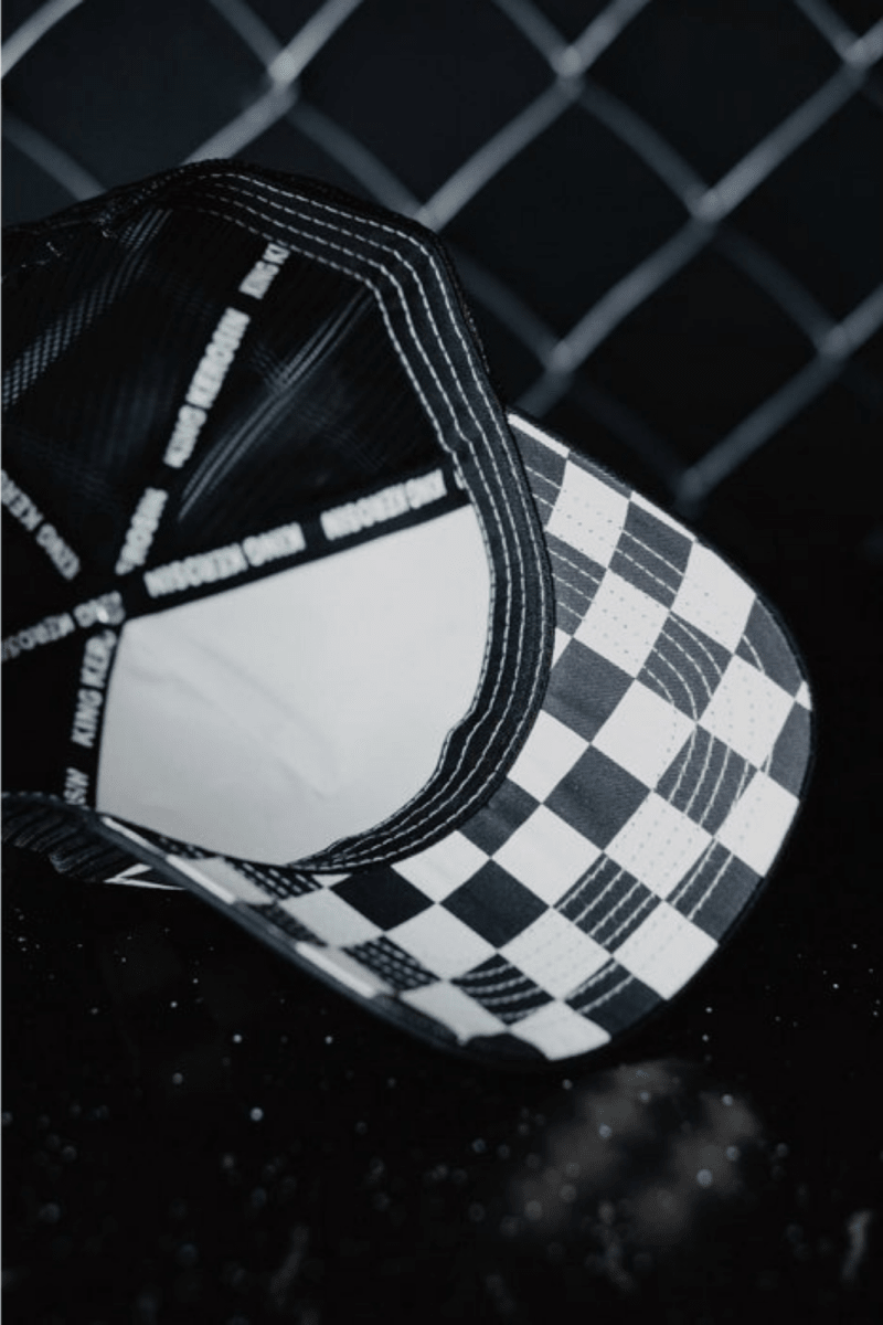 Los Angeles Checkered Cap - Hats - King Kerosin