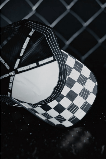 Los Angeles Checkered Cap - Hats - King Kerosin