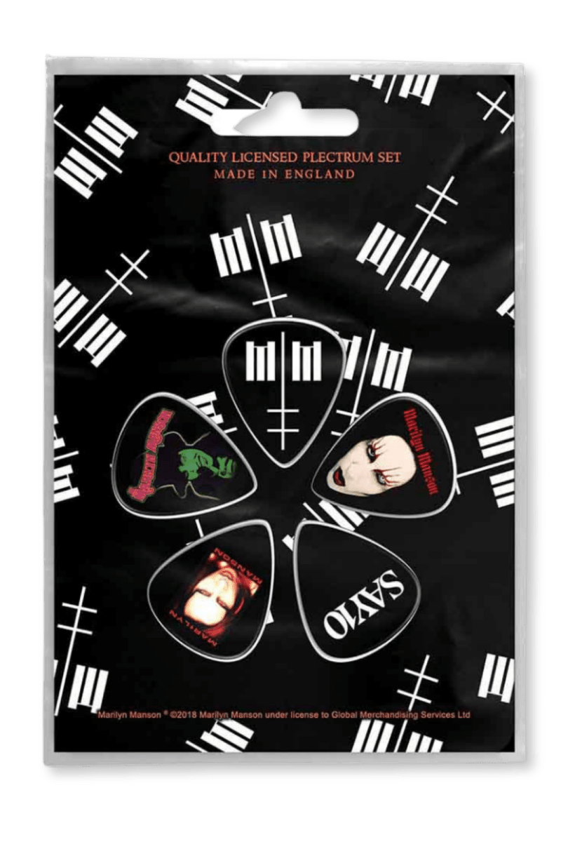 Marilyn Manson Plectrum Pack - Accessories - Official Merchandise