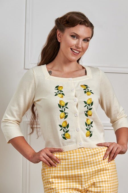 Marlan Lemon Cardigan - Cardigan - Banned