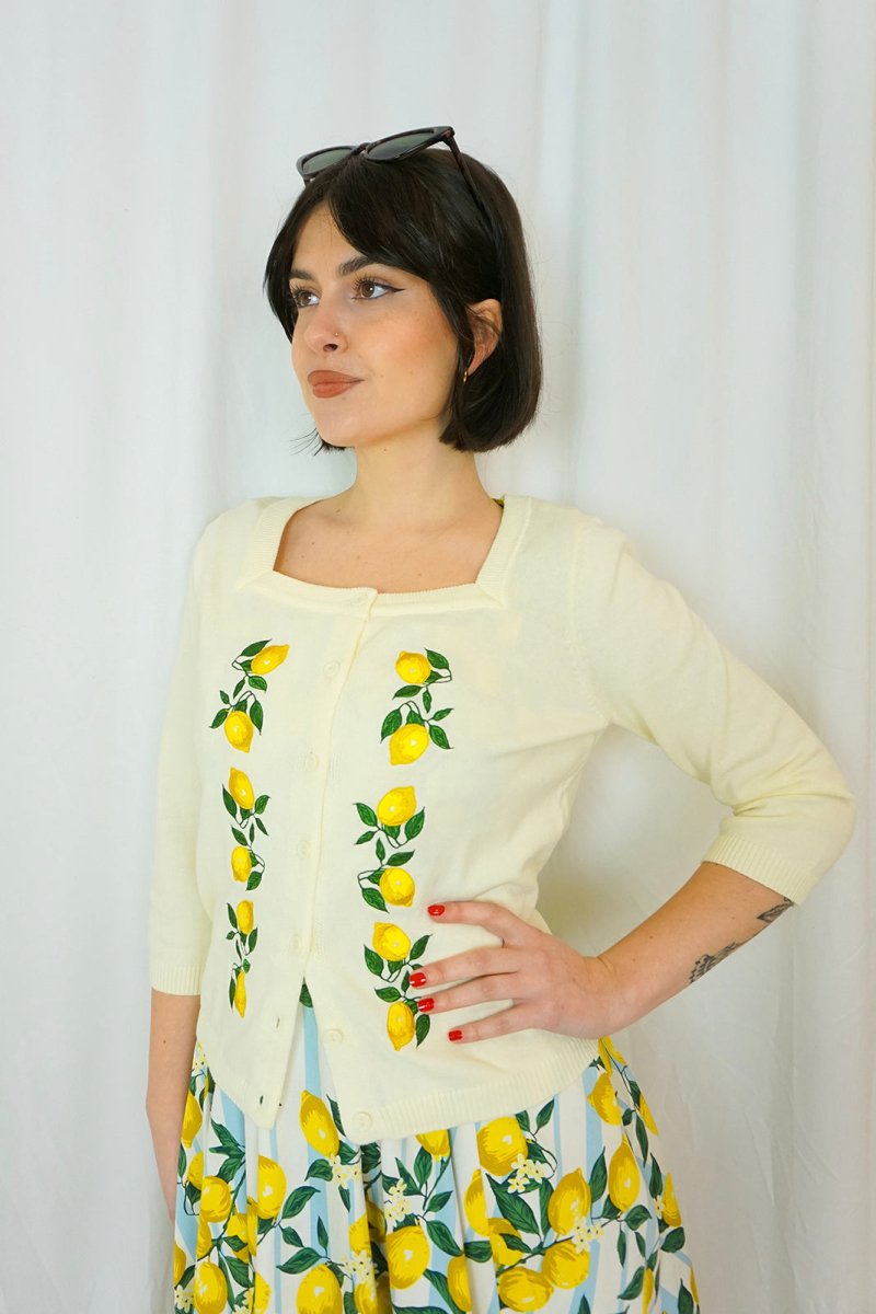 Marlan Lemon Cardigan - Cardigan - Banned
