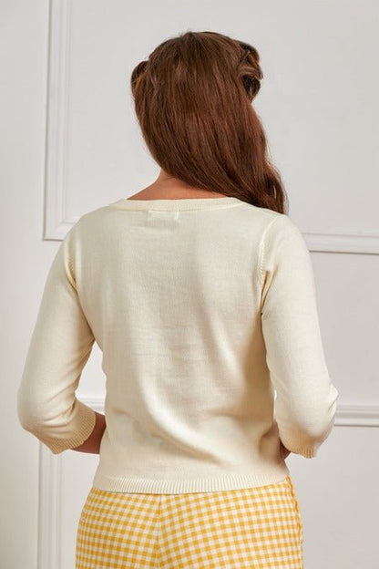 Marlan Lemon Cardigan - Cardigan - Banned