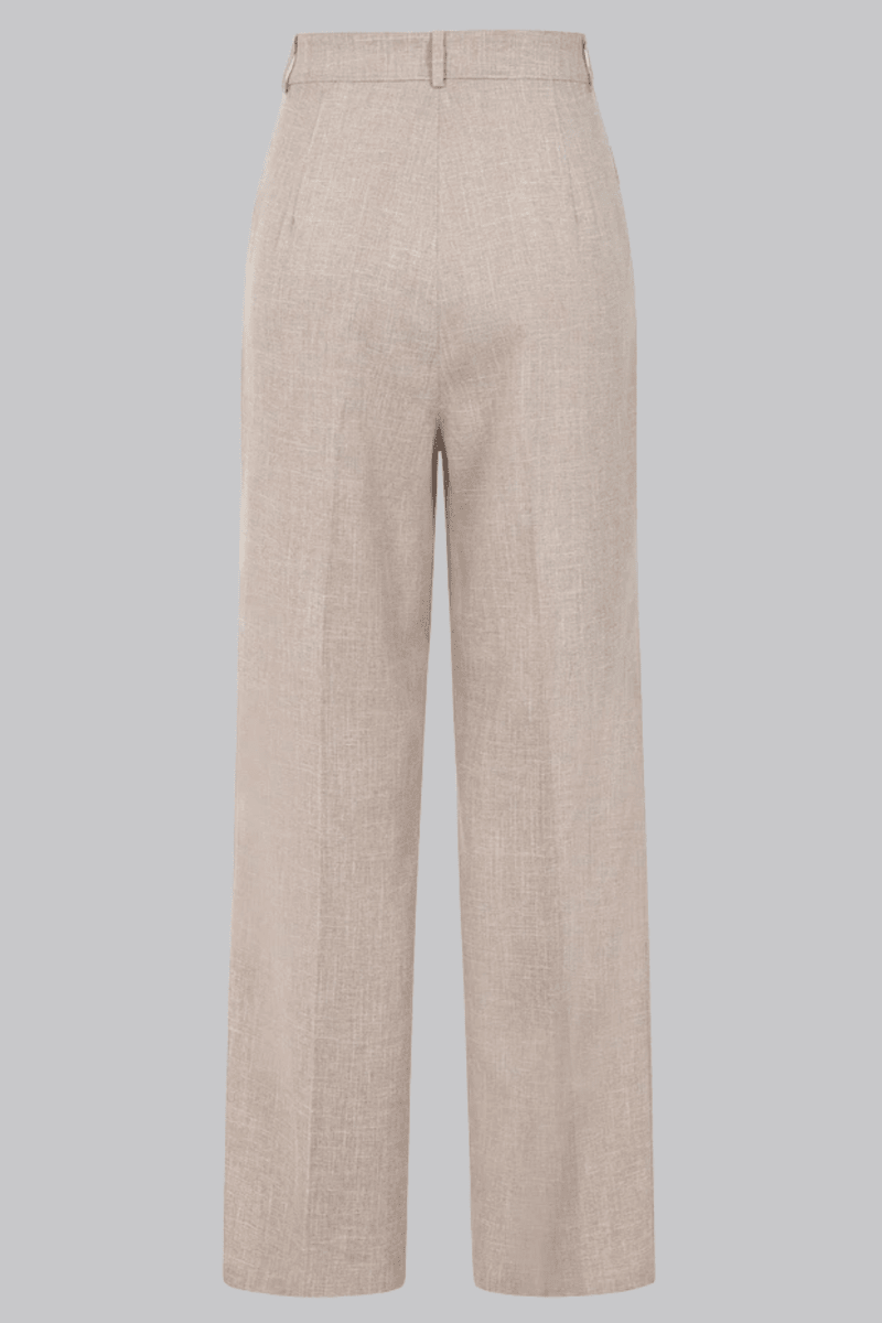 Martha Sand Stripe Trousers - Trousers - Banned