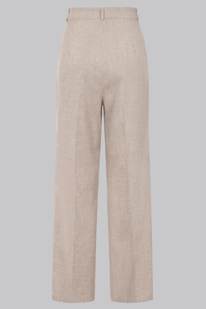 Martha Sand Stripe Trousers - Trousers - Banned