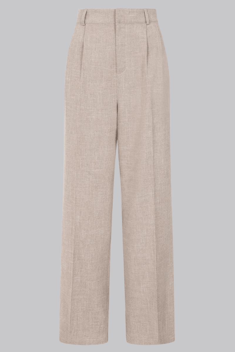 Martha Sand Stripe Trousers - Trousers - Banned