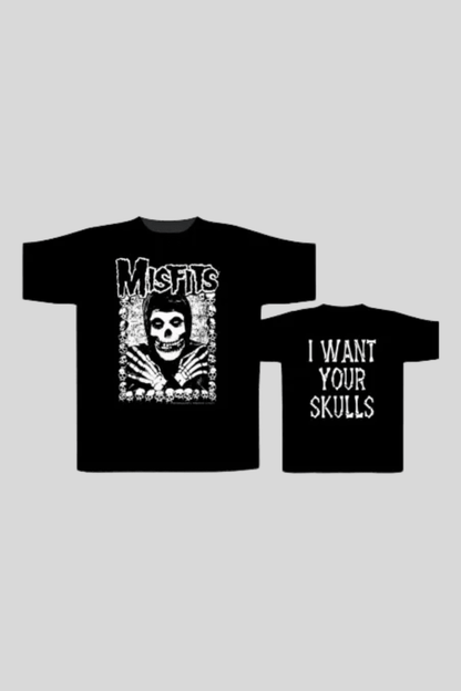 Misfits I Want Your Skulls Shirt - Bandshirts - Official Merchandise