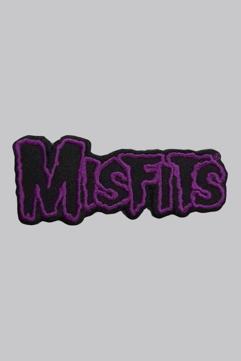 Misfits Purple Logo Patch - Patches - Official Merchandise